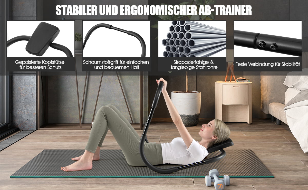 tragbarer Bauchmuskeltrainer für Zuhause
