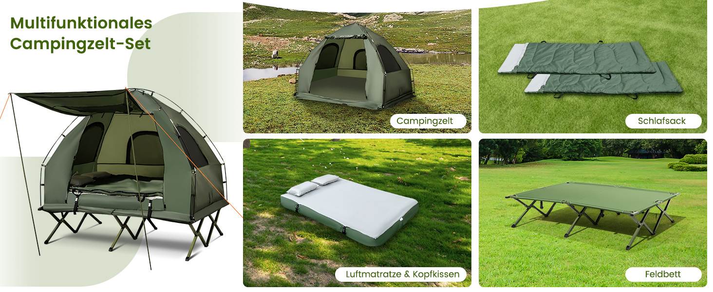 faltbares Zelt für Camping