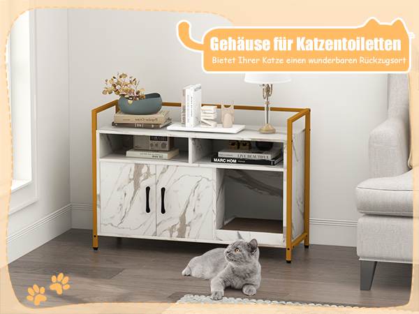 Geräuschreduzierendes Katzenklo Gehäuse