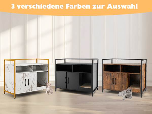 Geräuschreduzierendes Katzenklo Gehäuse