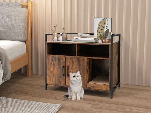 Geräuschreduzierendes Katzenklo Gehäuse