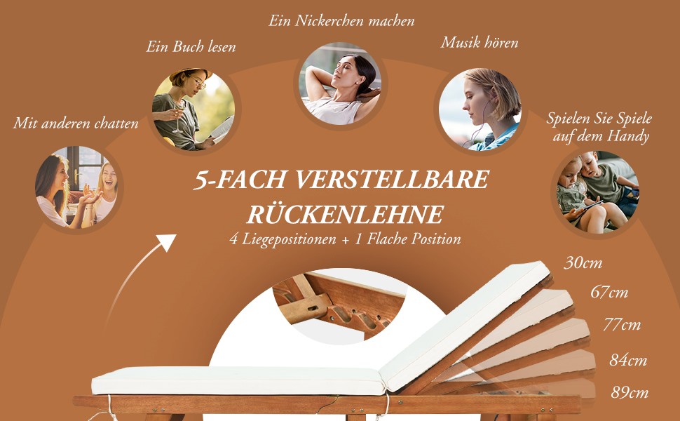 Outdoor Sonnenliege