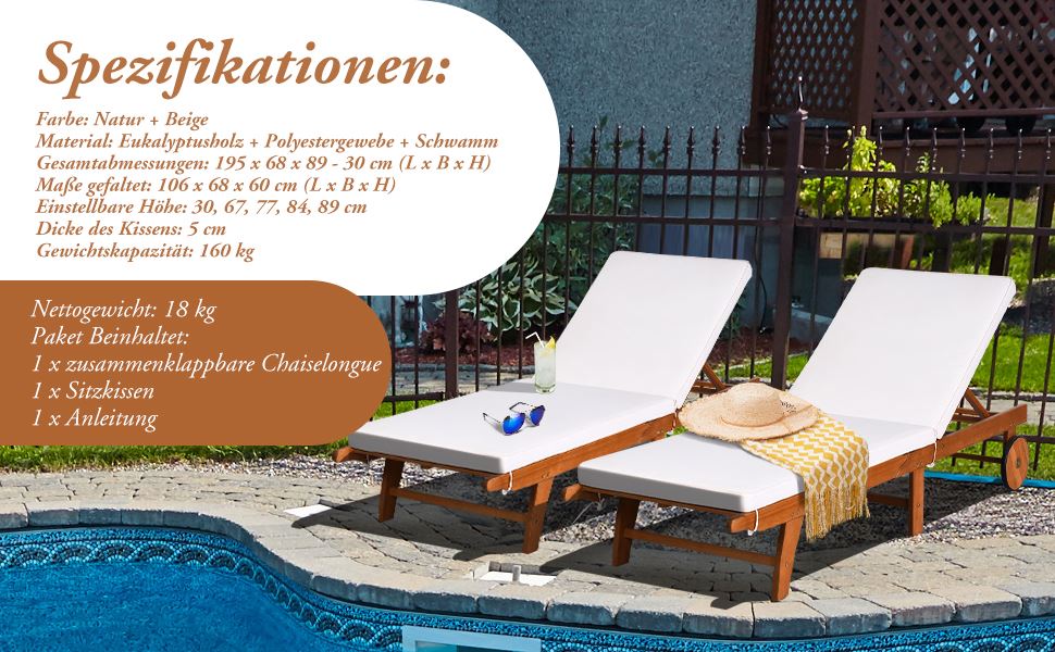 Stuhl Eukalyptusholz