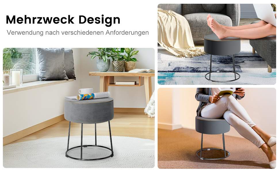 Komfortabler Schminkhocker