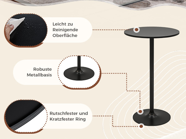 Praktischer Kneipentisch