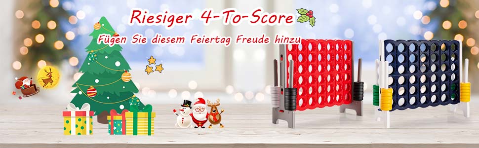 Riesiges 4-gewinnt-Spielset