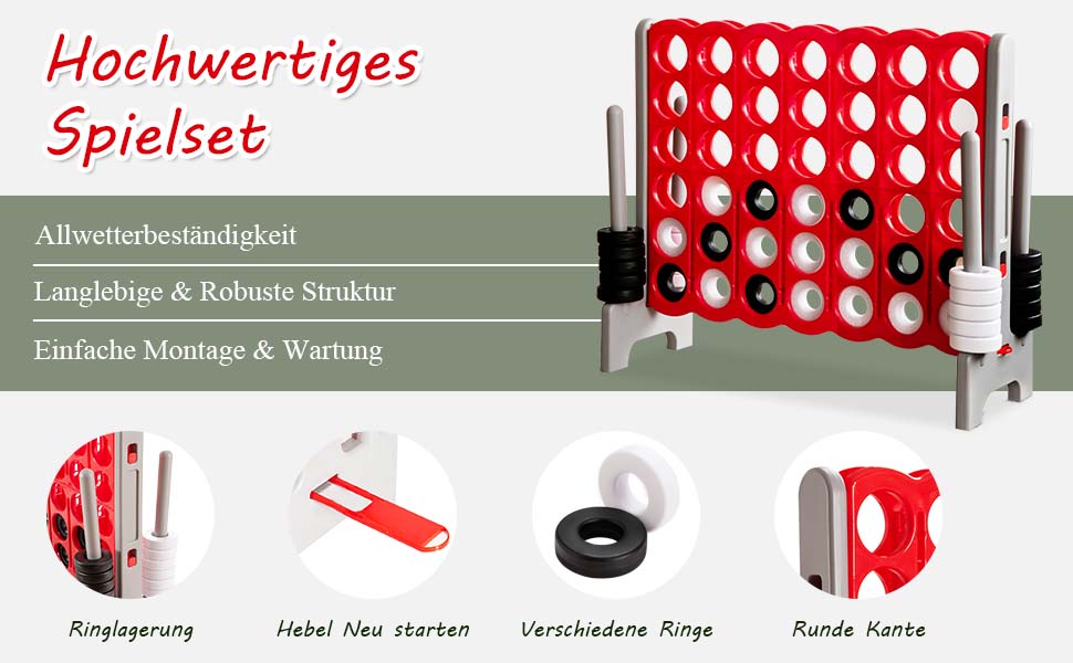 Riesiges 4-in-einer-Reihe-Spiel