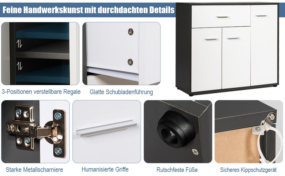 Buffetschrank mit 3 Türen