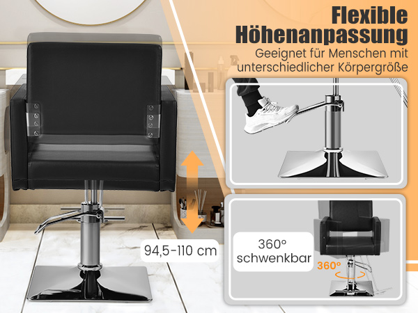 Bequemer Haarschnittstuhl