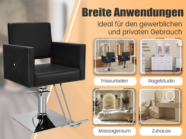 Bequemer Haarschnittstuhl