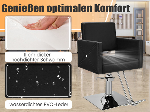 Bequemer Haarschnittstuhl