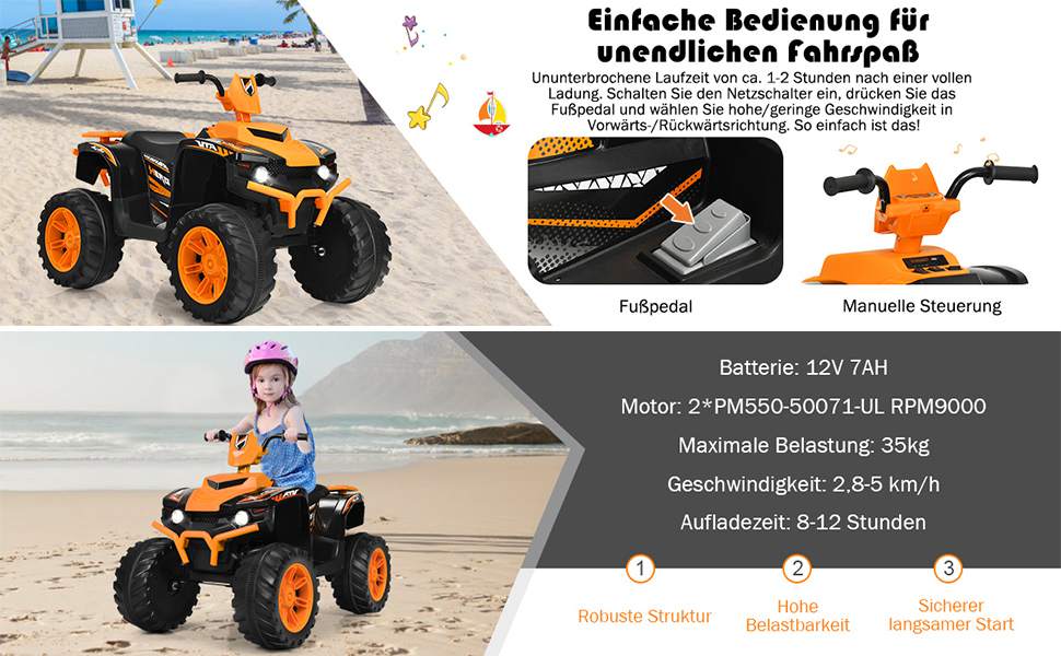Batteriebetriebenes Kinder ATV