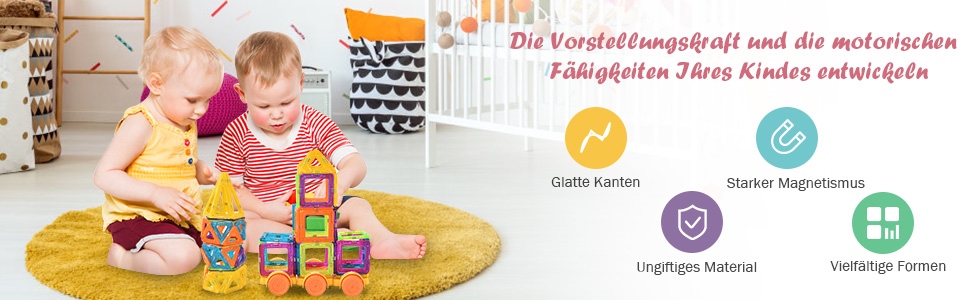 Magnetische Bausteine