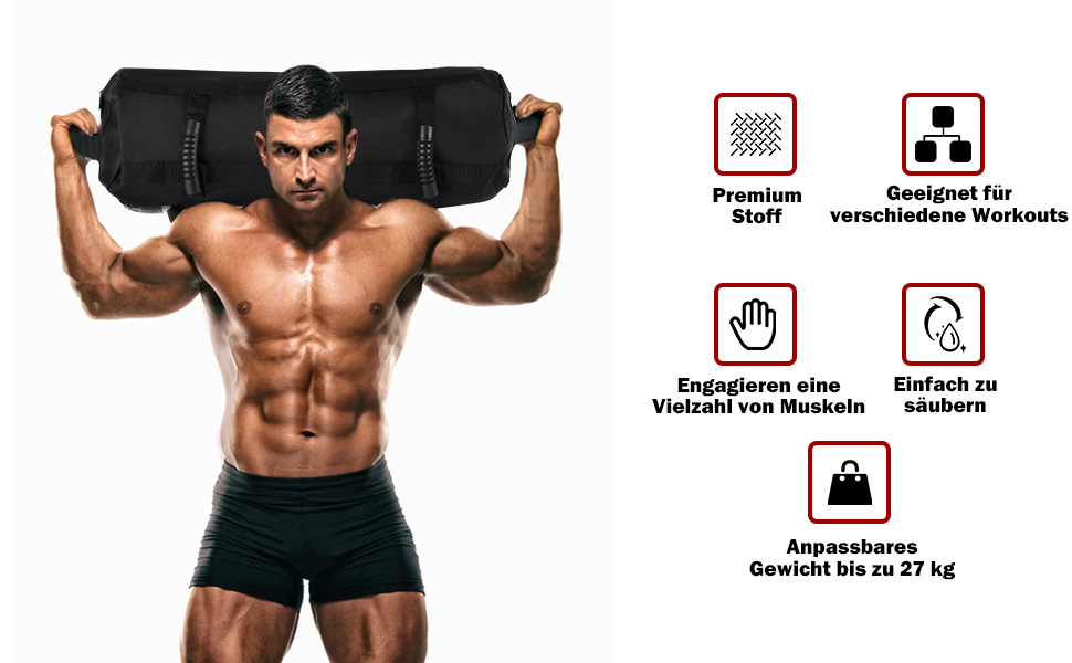 30 kg schwerer Trainingssandsack