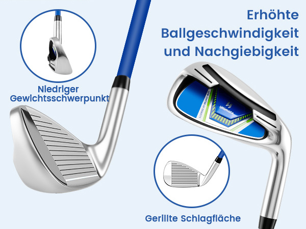 Leichtes Graphitschaft Set