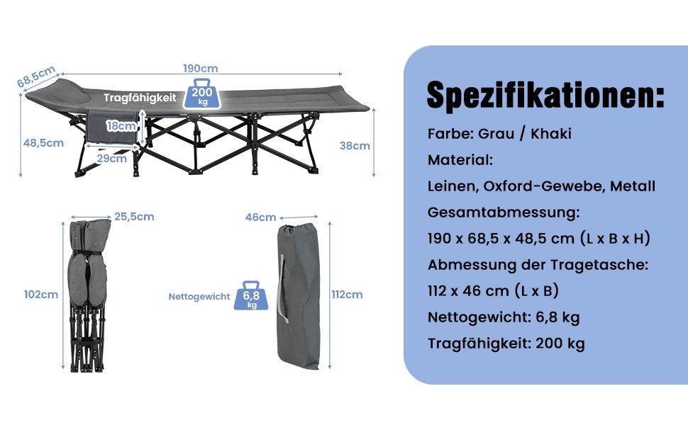 10 Stützfüßen