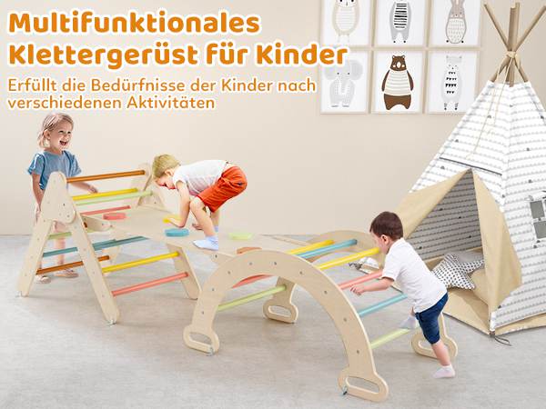Entwicklungsfördernder Kletterbogen