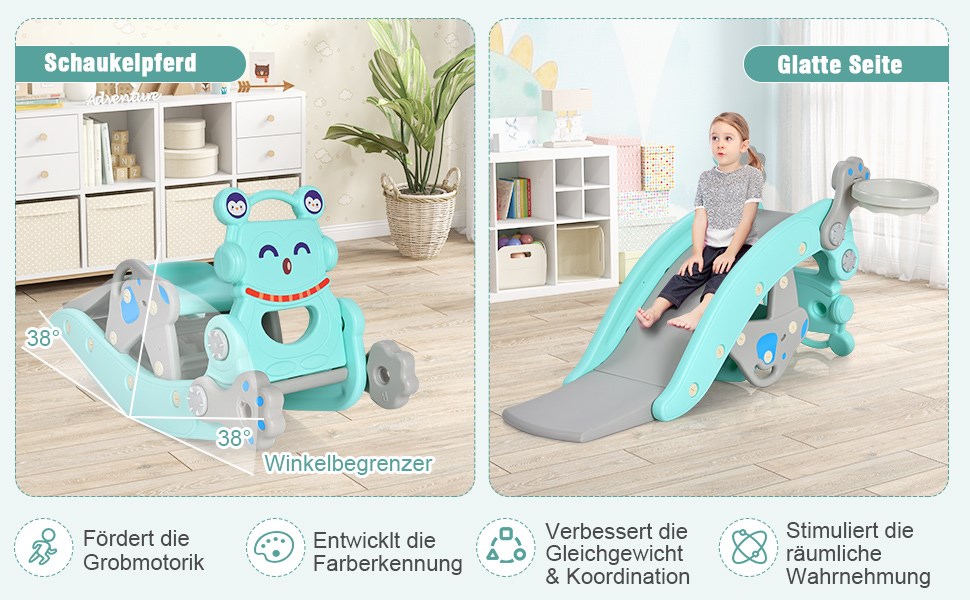 freistehende rutsche für kinder