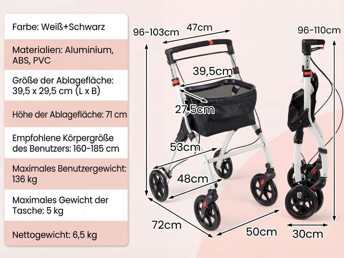 rollator für den innenbereich