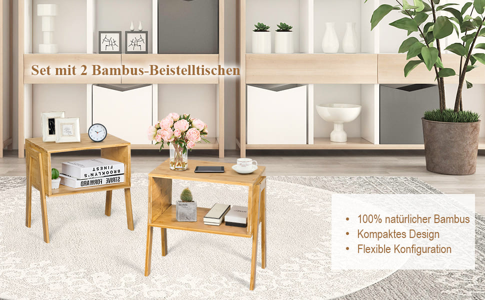 2er-Pack Nachttische