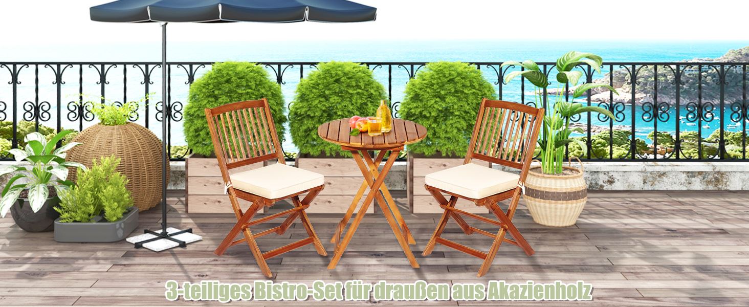 terrassen stuhl und tisch set