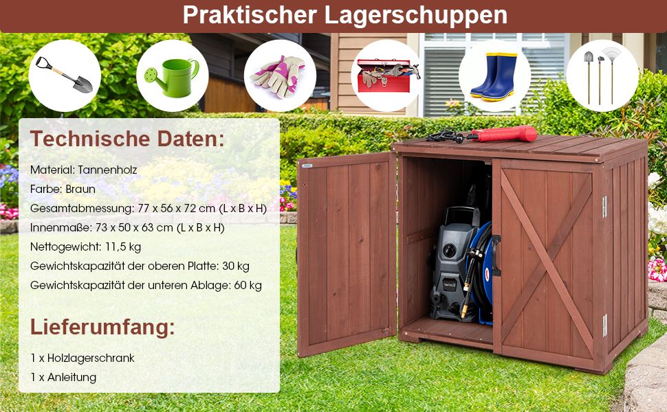 Schrank aus Tannenholz