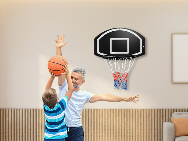 Wandmontierter Basketballkorb