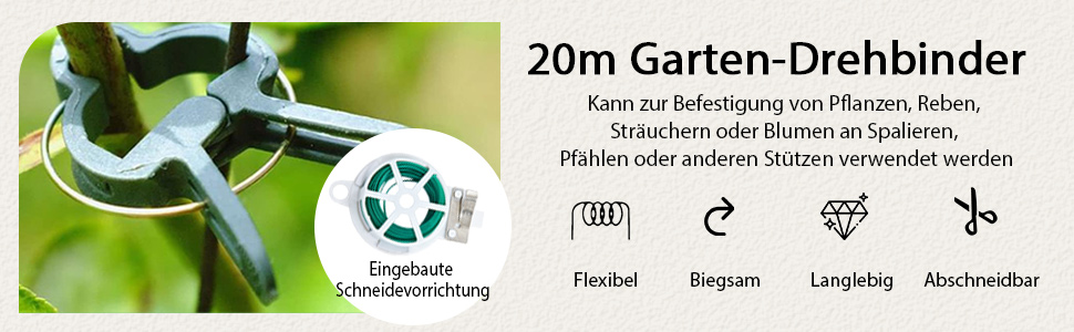 gemüsepflanzen stützen