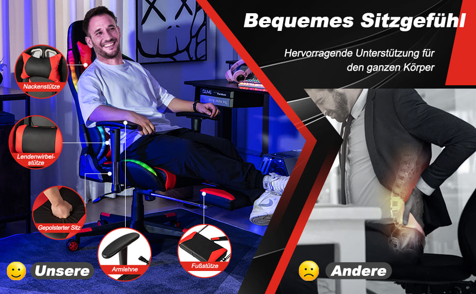 drehstuhl für gamer