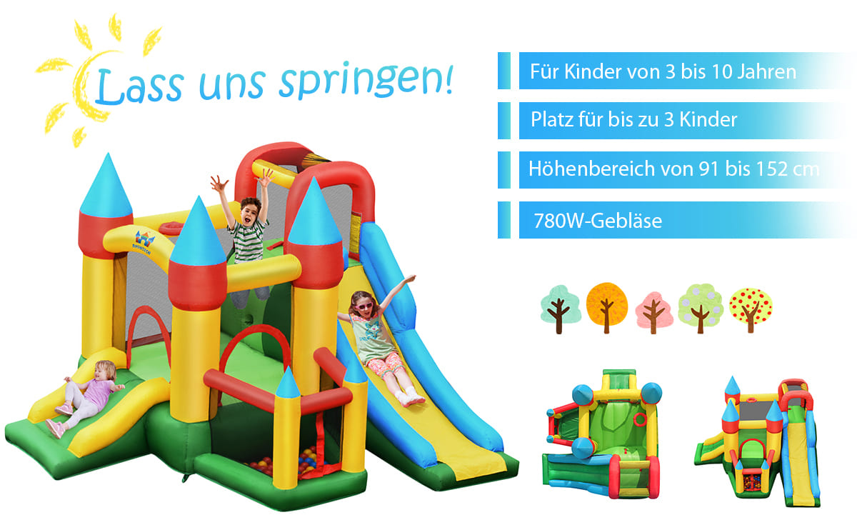 aufblasbare hüpfburg