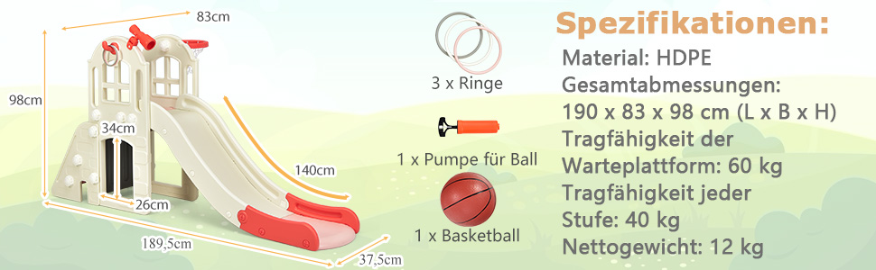 Kletterrutschen-Spielset