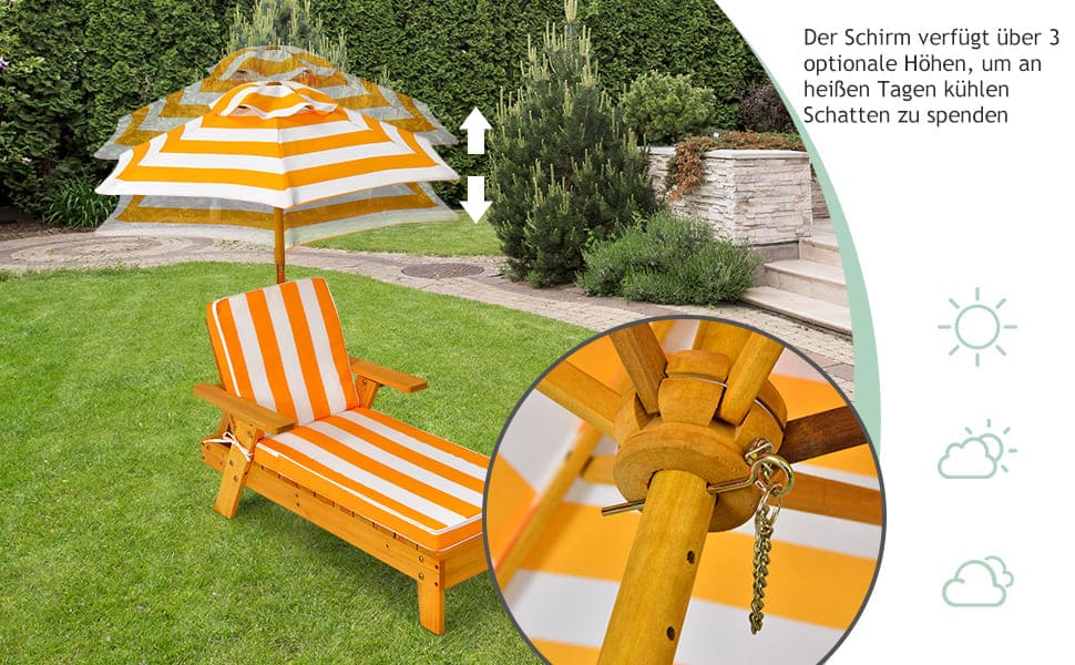 kinder chaiselounge