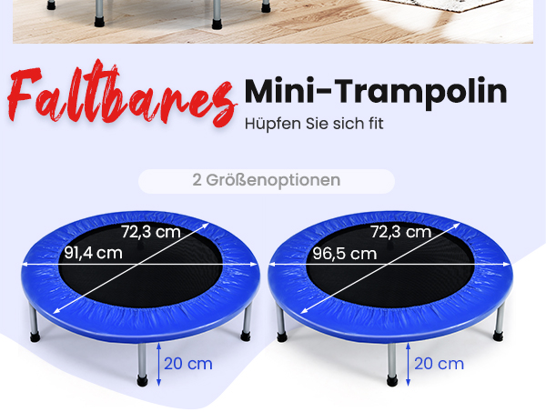 Vielseitiges Falttrampolin