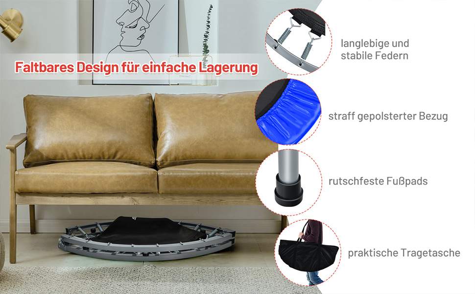 Klappbares Trampolin