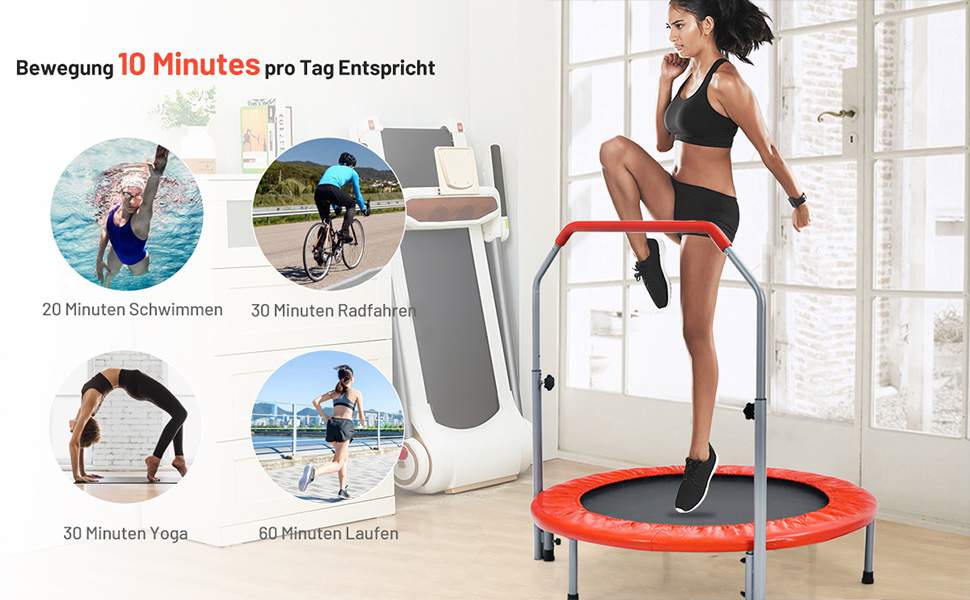 Klappbares Trampolin
