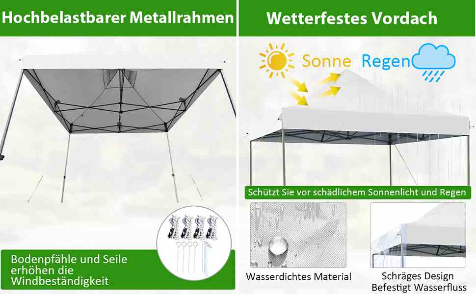 Vielseitiges Baldachinzelt