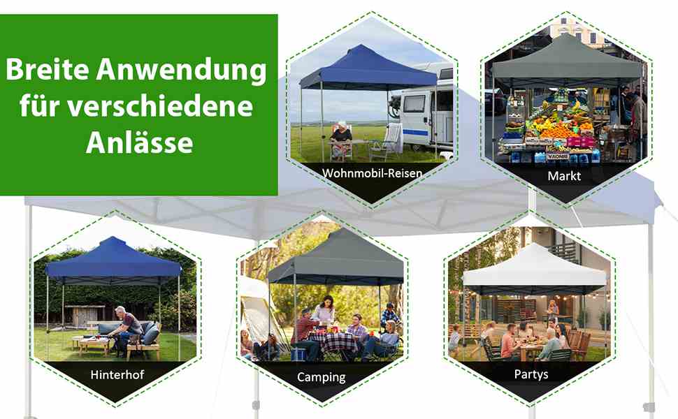 Vielseitiges Baldachinzelt
