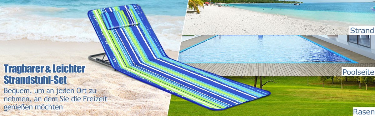 chaiselongue liegestühle zum entspannen und bräunen im freien