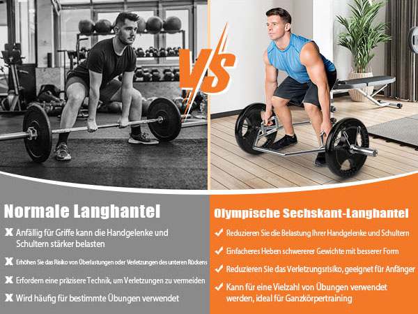 Kompakte Hantelstange