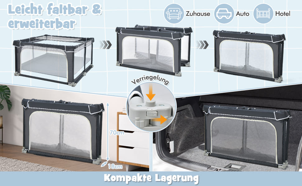 Absperrgitter Kinder