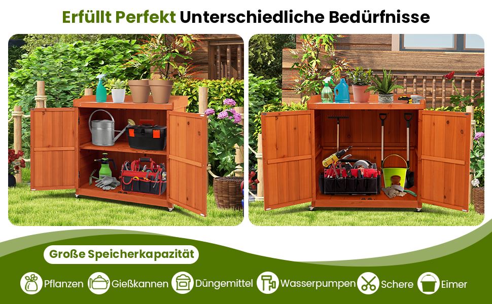 Lagerschrank für den Außenbereich