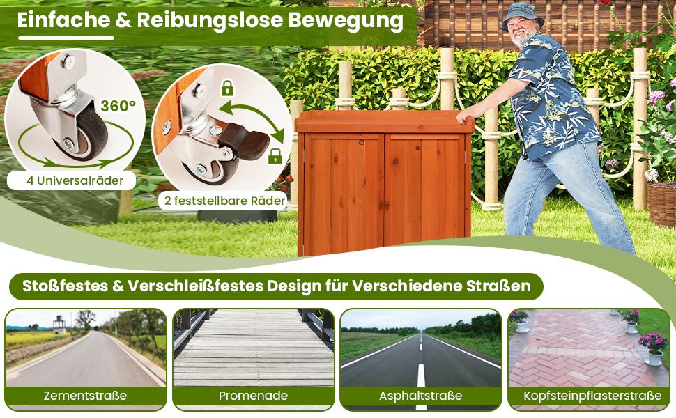 Werkzeugschrank aus Tannenholz