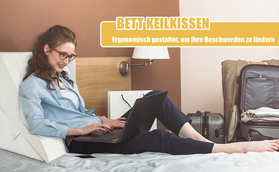 verstellbares rückstellschaum kissen