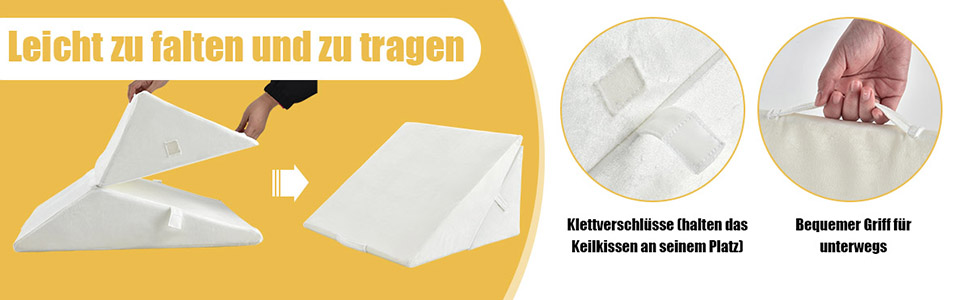neigungskissen zum schlafen oder sitzen
