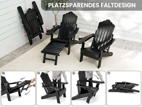 Klassischer Adirondackstuhl