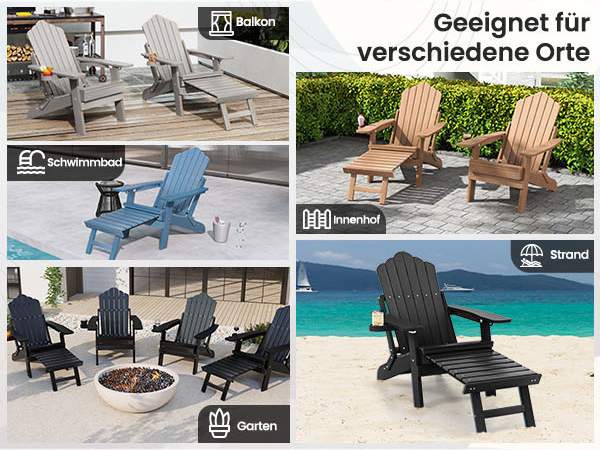Klassischer Adirondackstuhl