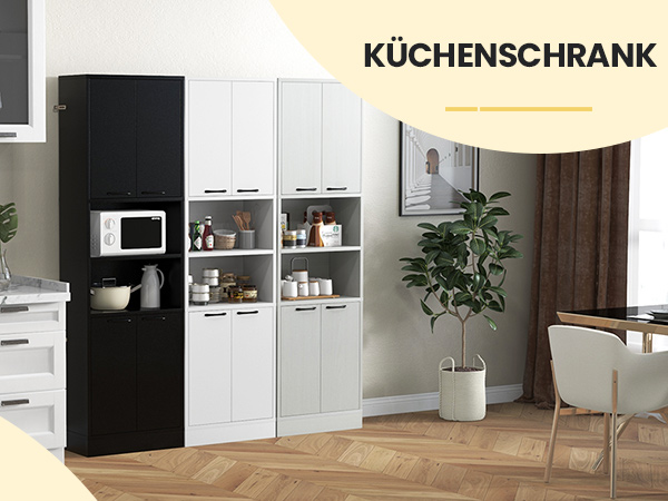 Freistehender Hochschrank