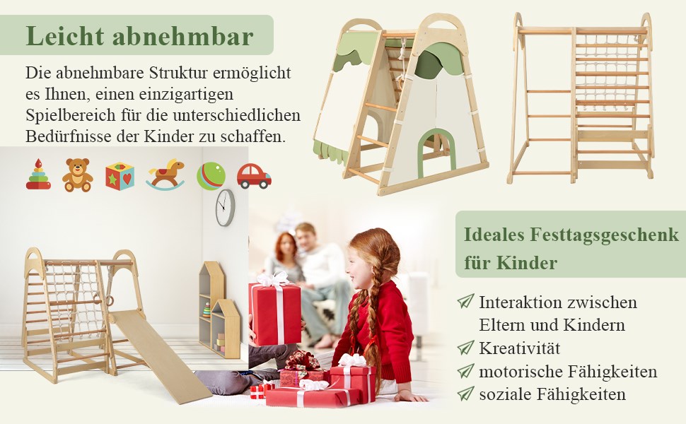 Indoor-Klettergerüst für Kinder