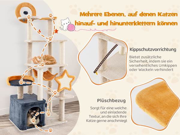 Tierfreundlicher Katzenturm