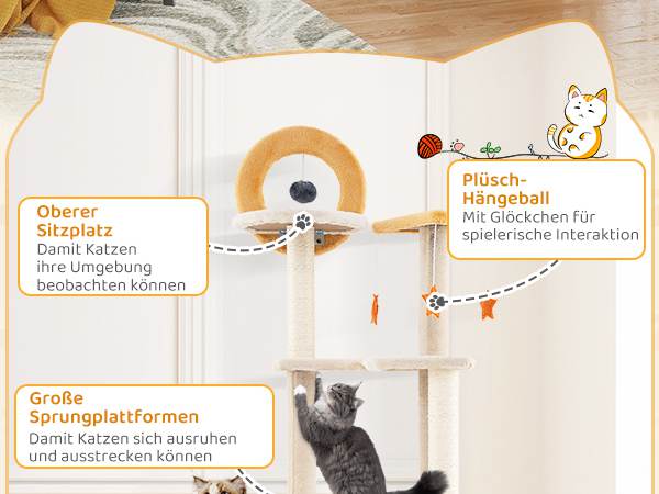 Tierfreundlicher Katzenturm